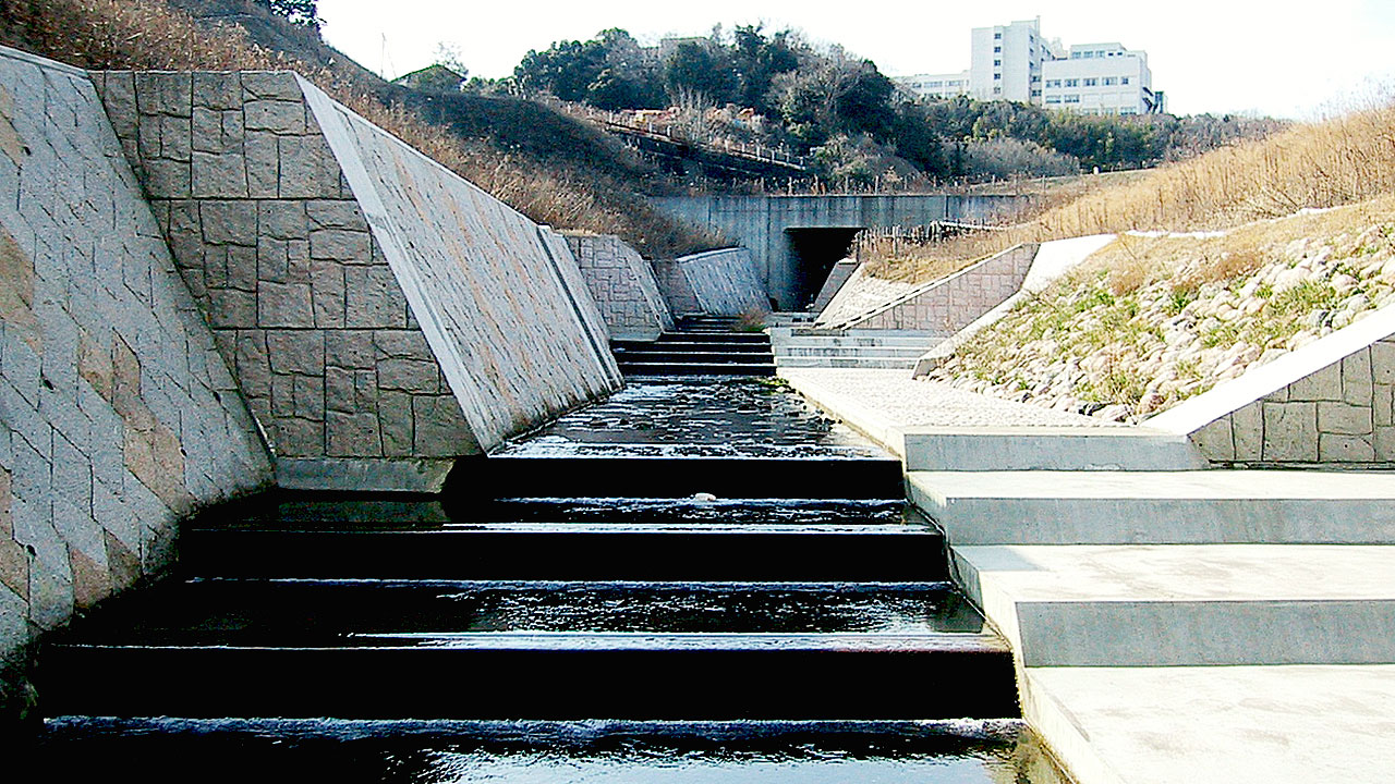 国文都市地区平成14年度川合裏川護岸工事
